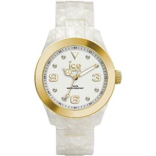 Ice Watch Elegant Pearl Gold Damen Armbanduhr 43mm Quarz El.  Pgd.  U.  Ac.  12