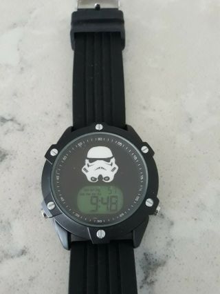 Star Wars Storm Trooper Mens Watch Heavy Well Made