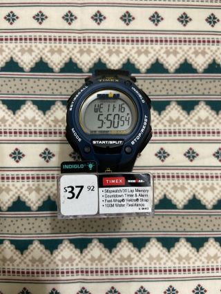 Timex Indiglo Ironman Men’s Watch Classic 30,  Quartz Waterproof Wrist 5k413 Wf