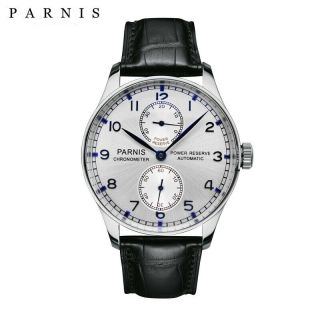 43mm Parnis Automatic Mens Watch Power Reserve Mechanical Watches Classic Men 2