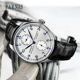 43mm Parnis Automatic Mens Watch Power Reserve Mechanical Watches Classic Men 3