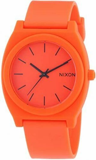 Nixon The Time Teller P Watch Neon Orange A1191156
