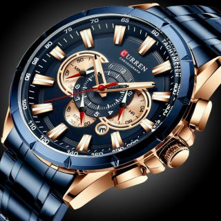 Curren Herren Luxus Armbanduhr Sport Automatikuhr Mode Watch Geschenke C7a1