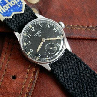 Universal Geneve Vintage Wwii Dutch Military Watch Wilhelmina Ref 31250 Cal 262