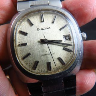 Swiss Made Bulova Space Age Automatic Men Watch