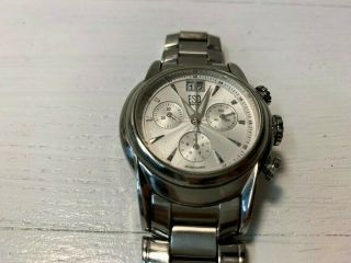 Esq By Movado Swiss Quest E5290 Stainless Chronograph Wrist Watch For Men