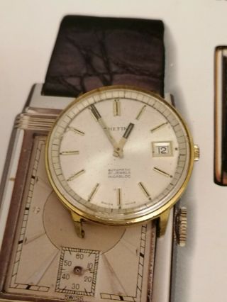 Hefik Automatic 21 Jewel Gents 1970s Gp Swiss Watch With Date - Spare
