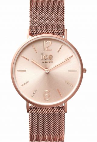 Ice - Watch Damen Armbanduhr 012708 /city Milanese Medium Rose - Gold Matte Ohne Ovp
