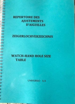 Directory Of Watch Hands Rolex,  Jaeger,  Longines,  Patek Omega,  Venus,  Valjoux
