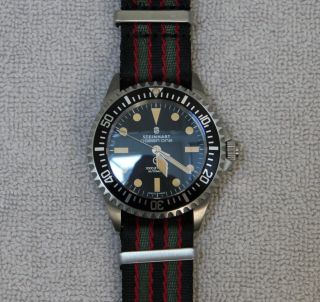 Steinhart Ocean Vintage Military 42mm Stainless Dive Watch - Swiss Made