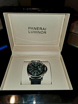 Panerai Luminor Gmt Wrist Watch