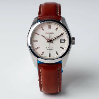 Seiko Mechanical Sarb035 Wrist Watch For Men - Silver/cream