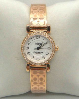 Coach Madison Silver Dial Rose Gold - Tone Ladies Watch 14502872 $250.  00