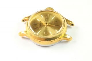 VINTAGE Soviet USSR Women ' s Watch CHAIKA 18mm Gold Plated 1970 - s wristwatch W198 3