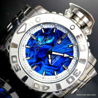 Invicta Sea Hunter Gen Ii Blue Abalone Diamond Automatic 70mm Steel Watch