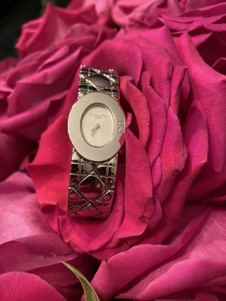 Christian Dior Authentic Vintage Lady D I O R Steel Watch 2
