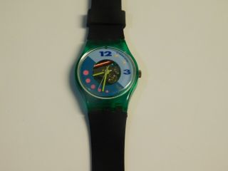 Vintage Swatch Watch 1990 With Fresh Battery