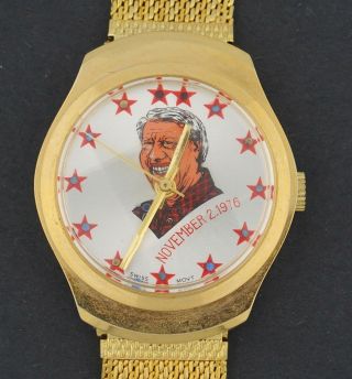 - Jimmy Carter Wind - Up Political President Character Wrist Watch