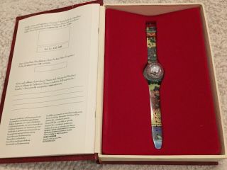 Vintage Swatch Christmas Special “magic Spell” Watch Gz148 Mens/ladies