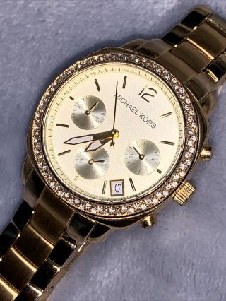 Michael Kors Mk5179 Chronograph Women’s Watch With Battery