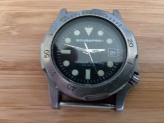 Scubapro,  Titanium Case And Bezel,  200 M Vintage Dive Watch,  Quartz