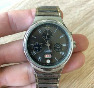 Watch Slava 21 Jewels Vintage Wristwatch Rare Russia