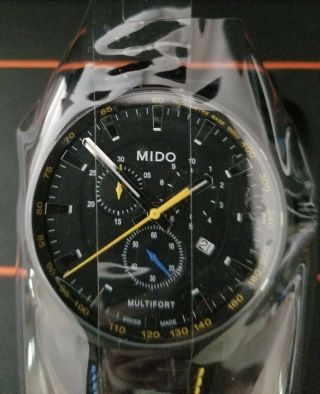 Ucla Limited Edition Mido Swiss Multiport Chronograph Watch - Retail $690