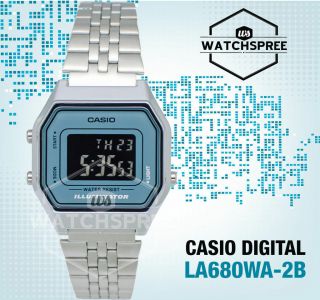 Casio Ladies Standard Digital Watch La680wa - 2b