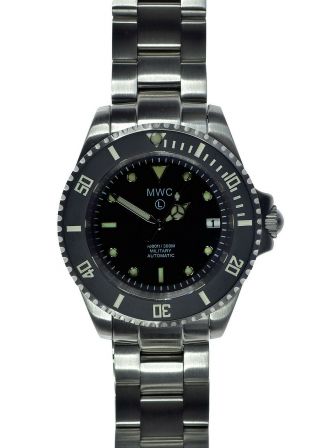 Mwc 24 Jewel 1000ft/300m Automatic Military Divers Watch With Sapphire Crystal
