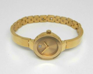 Movado Bold Yellow Gold Dial Ladies Watch 3600285 $495.  00