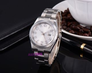 Corgeut Sterial White Dial Sapphire Glass Automatic Stainless Steel Men 