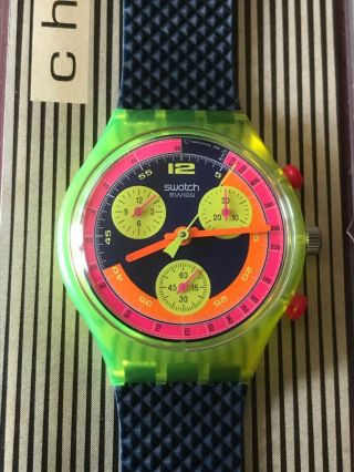 Wristwatch Swatch Chrono Grand Prix (scj101) - Almost - Full Top L@@k