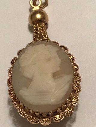 Bulova Cameo Watch Pendant For Necklace