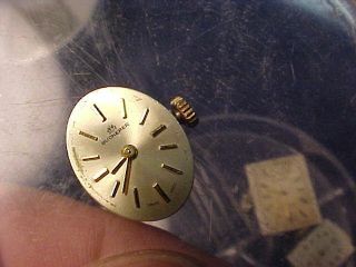 vintage Bucherer ladies wristwatch movement cal 2442 ticking 2