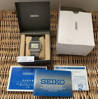 Seiko Sbpg001 S760 0aa0 Solar Digital Radio Controlled Watch Power Design Boxed