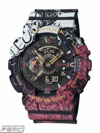 Casio G - Shock X One Piece Ga - 110jop - 1a4jr Wristwatch Japan Luffy