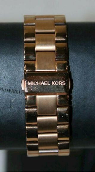 Michael Kors MK3181 Womens Slim Runway Rose Gold - tone Stainless Steel Watch 3