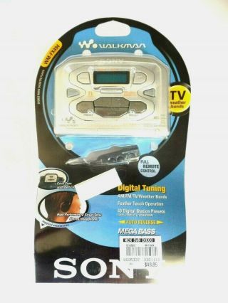 Vintage Sony Cassette Walkman Wm - Fx494