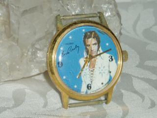 Vintage & Rare Elvis Presley 1977 Unique Time,  17 Jewels,  Only Watch No Band
