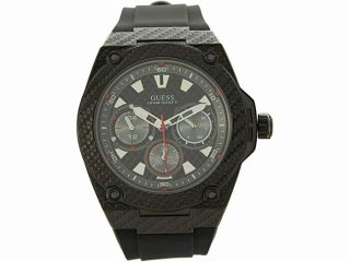 Guess Mens Analogue Quartz Watch With Silicone Strap W1048g2 Rrp £200