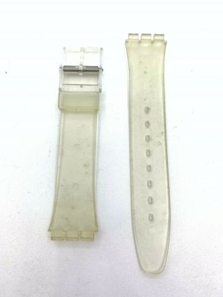Agk100re Jelly Fish Swatch Armband Strap Plastic Swiss Made Authentic 17mm