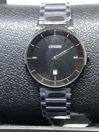 Citizen Men ' s Quartz Black Dial Black Bracelet Watch BI5017 - 50E B24 2