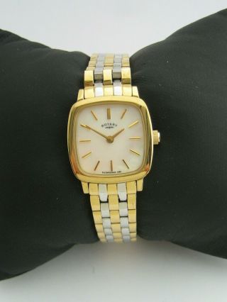 Rotary Womens Windsor Watch Lb02401/41 Gold Stainless Steel Bracelet