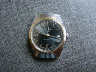 Vintage Russian (ussr) Poljot Watch,  Cal.  2616.  2h,  23 J,  Hand Winding/automatic