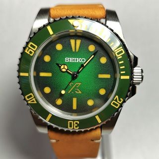 SUBMARINER DIVERS WATCH MOD SEIKO NH36 Automatic Custom Dial Sapphire Crystal 2
