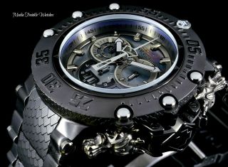 Invicta 50mm Subaqua Noma Vii Swiss Quartz Black Mop Black Accent Bracelet Watch