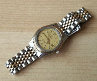 Ladies Vintage 1982 Stainless Steel Omega Seamaster Quartz Wrist Watch 2
