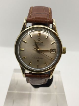 Vintage Omega Constellation Gold & Steel Automatic Cal.  504 Ref.  2943 2