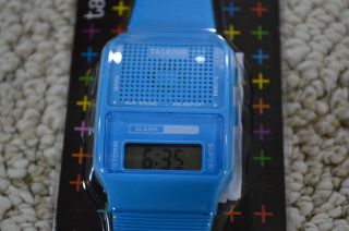 Talking Alarm Novelty Gift Watch Speaks Time In Japanese Digital Lcd Blue