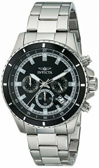 Invicta 12454 Pro Diver Specialty Chronograph Date Stainless Steel Mens Watch